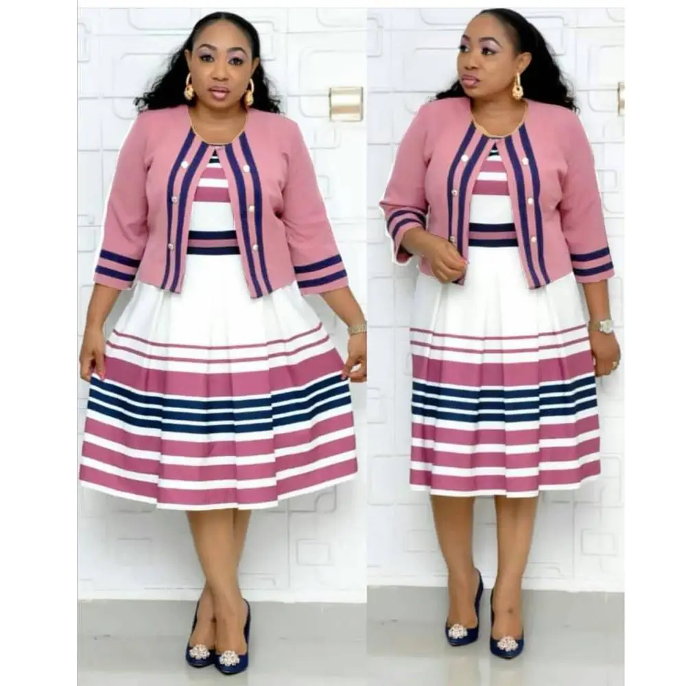 2019 Summer hot OL style fashion women Large size O-neck long sleeve jacket with mid-length dress two-piece suit XL6028
2019 Summer hot OL style fashion women Large size O-neck long sleeve jacket with mid-length dress two-piece suit XL6028