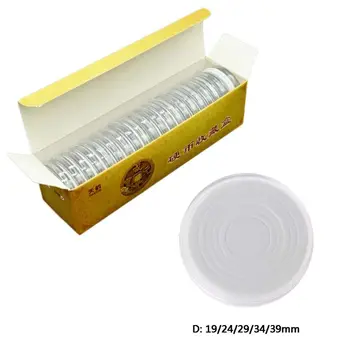 20Pcs Clear Round 46mm Direct Fit Airtight Coin Capsules Holder Display Storage Case With Adjustable EVA Gasket Pad Ring 16-40mm
20Pcs Clear Round 46mm Direct Fit Airtight Coin Capsules Holder Display Storage Case With Adjustable EVA Gasket Pad Ring 16-40mm