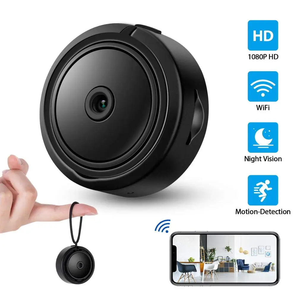 1080P WIFI Home Security Nanny Camera, Night Vision Portable Surveillance Camera, Perfect Camera for Home, Car, Office, Outdoor
1080P WIFI Home Security Nanny Camera, Night Vision Portable Surveillance Camera, Perfect Camera for Home, Car, Office, Outdoor