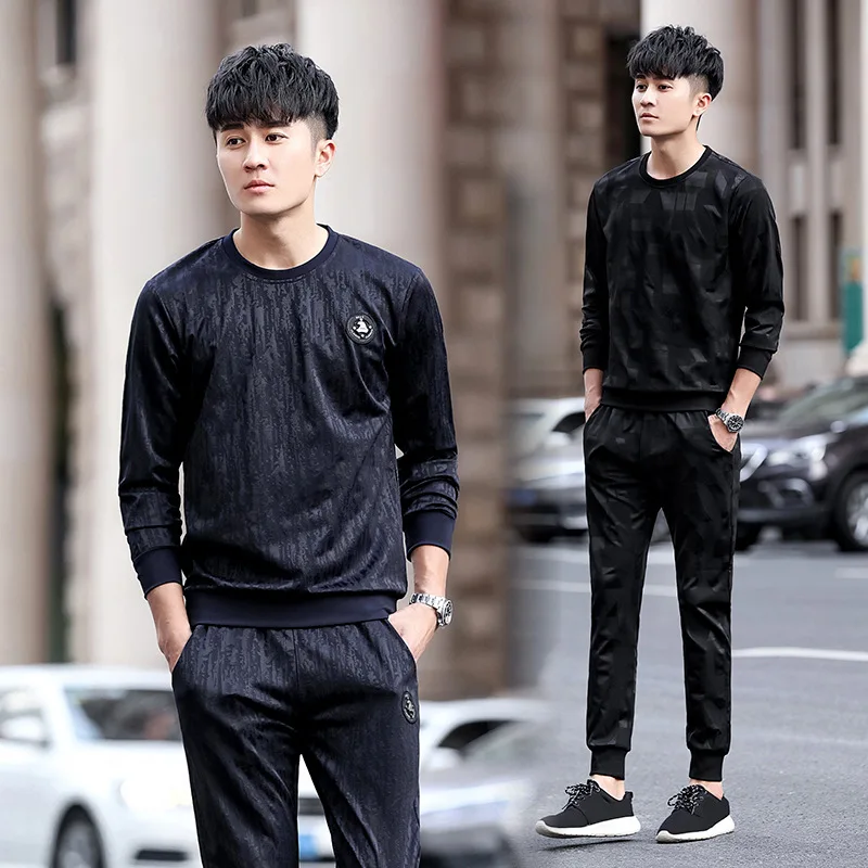 2018 Autumn New Style MEN'S Sweater Trousers Set Teenager Casual Running Sports Set Students Two-Piece Set
2018 Autumn New Style MEN'S Sweater Trousers Set Teenager Casual Running Sports Set Students Two-Piece Set