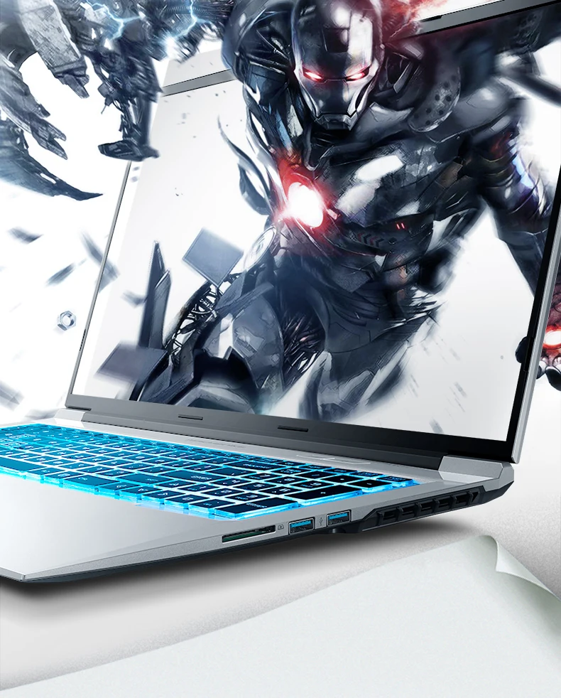 Machenike Gaming laptop T90-Plus 17.3‘’ 144Hz RTX 2060 i7 10750H 16GB 512SSD IPS 72% NTSC Ultra Border Intel Gaming Laptops