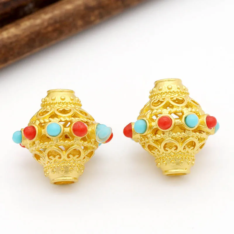 10pcs Retro Prayer Nepal Loose Beads Handmade Antique Alluvial Gold Color color For DIY Jewelry Making Women Bracelet Necklace
10pcs Retro Prayer Nepal Loose Beads Handmade Antique Alluvial Gold Color color For DIY Jewelry Making Women Bracelet Necklace