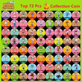 72Pcs Hot Villagers Collection Coin Of Amiibo Card Switch Animal Crossing New Horizons Amibo NFC Ntag215 For NS Games
72Pcs Hot Villagers Collection Coin Of Amiibo Card Switch Animal Crossing New Horizons Amibo NFC Ntag215 For NS Games
