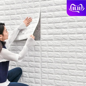 3D Brick Wall Stickers DIY Luxury Style Decor Foam Waterproof Wall Covering Wallpaper for TV Background Kids Living Room 12PCS
3D Brick Wall Stickers DIY Luxury Style Decor Foam Waterproof Wall Covering Wallpaper for TV Background Kids Living Room 12PCS