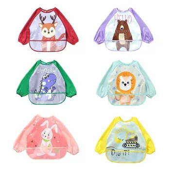 6 Color Cute Baby Bibs Waterproof Long Sleeve Apron Children Feeding Smock Bib Burp Clothes Toddler Baby Self Feeding and Eating
6 Color Cute Baby Bibs Waterproof Long Sleeve Apron Children Feeding Smock Bib Burp Clothes Toddler Baby Self Feeding and Eating