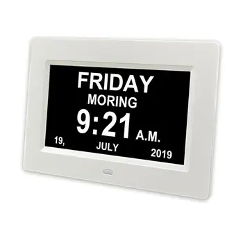 7 "Inch Digital Clock Calendar with Oversized Font Date Day Reminder for Elderly and Children
7 "Inch Digital Clock Calendar with Oversized Font Date Day Reminder for Elderly and Children
