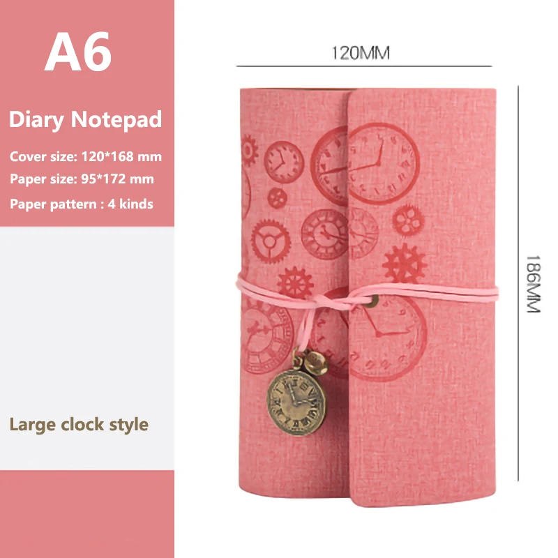 School Stationery Gift Vintage Travelers A6 Notebook Diary Notepad Imitation Leather Note Book Paper Journal Planners
School Stationery Gift Vintage Travelers A6 Notebook Diary Notepad Imitation Leather Note Book Paper Journal Planners