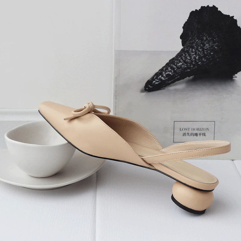 2019 Spring And Summer New Style Korean-style Genuine Leather Square Head yi xing gen Shoes Women's Sweet Bow Semi-Closed-toe Se
2019 Spring And Summer New Style Korean-style Genuine Leather Square Head yi xing gen Shoes Women's Sweet Bow Semi-Closed-toe Se