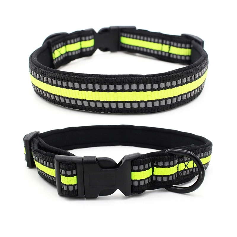 Pet Comfortable Reflective Dog Collar Safety Pet Nylon Dog Collar Leash Solid Adjustable for Small Dogs Cat Pup Necklace Q1
Pet Comfortable Reflective Dog Collar Safety Pet Nylon Dog Collar Leash Solid Adjustable for Small Dogs Cat Pup Necklace Q1
