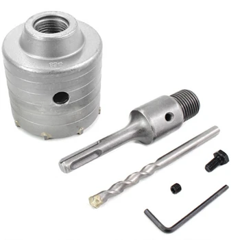 1 Set Sds Plus 68Mm Concrete Hole Saw Electric Hollow Core Drill Bit Shank 110Mm Cement Stone Wall Air Conditioner Alloy 
1 Set Sds Plus 68Mm Concrete Hole Saw Electric Hollow Core Drill Bit Shank 110Mm Cement Stone Wall Air Conditioner Alloy