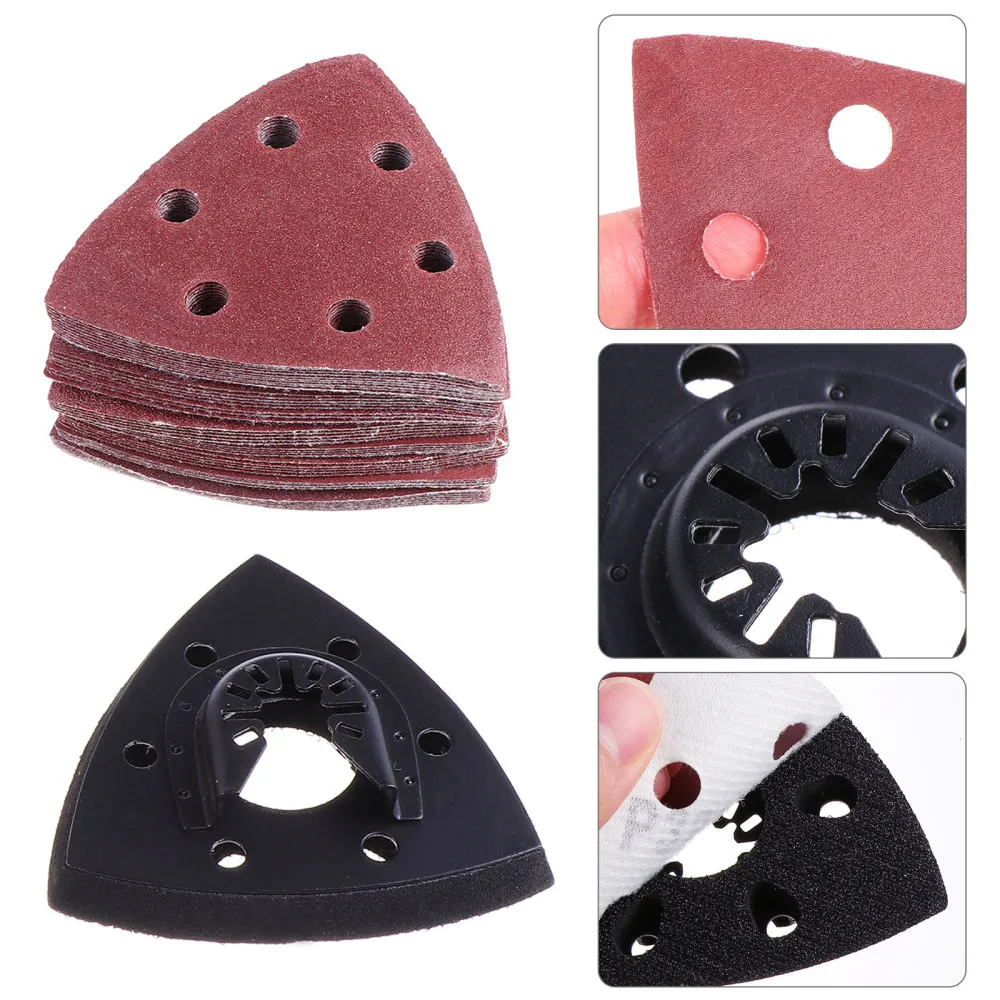 51 Pcs Sandpaper High Quality Premium Professional Durable Triangle Sandpaper Oscillating Tool Sandpaper Grinding Parts for Home
51 Pcs Sandpaper High Quality Premium Professional Durable Triangle Sandpaper Oscillating Tool Sandpaper Grinding Parts for Home