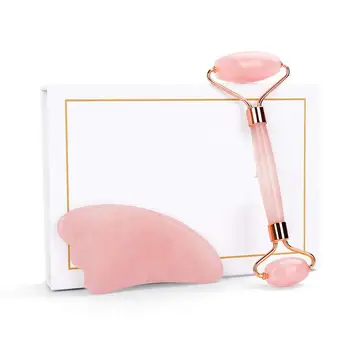 Rose Quartz Roller Slimming Face Massager Lifting Tool Jade Facial Massage Roller Stone Skin Massage Beauty Care Set Box
Rose Quartz Roller Slimming Face Massager Lifting Tool Jade Facial Massage Roller Stone Skin Massage Beauty Care Set Box