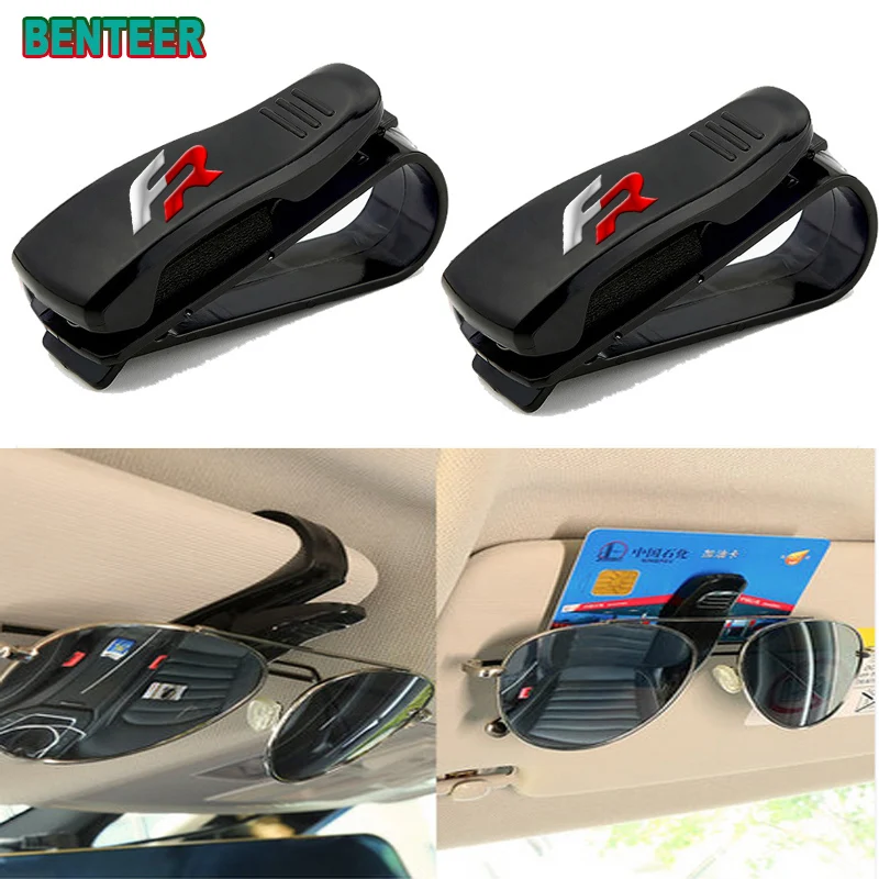 ABS FR Car Sun Visor Sunglasses Holder For SEAT ATECA Portable Glasses Cases Ticket Card Clamp Styling 
ABS FR Car Sun Visor Sunglasses Holder For SEAT ATECA Portable Glasses Cases Ticket Card Clamp Styling