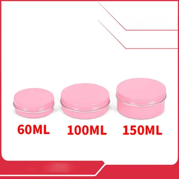 60ML/100ML/150ML Empty Pink Aluminum Jars Wholesale Tea Candy Storage Boxes Eyeshadow Lip Balm Pot Container Tins
60ML/100ML/150ML Empty Pink Aluminum Jars Wholesale Tea Candy Storage Boxes Eyeshadow Lip Balm Pot Container Tins