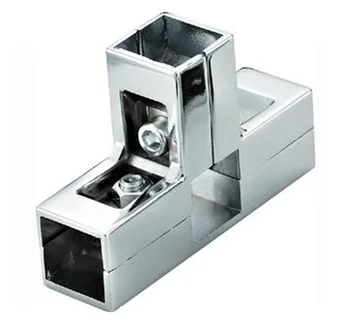 6PCS/LOT 4 way 25 * 25mm square tube clamp pipe clamp chrome aluminum display fittings T TEE Connectors
6PCS/LOT 4 way 25 * 25mm square tube clamp pipe clamp chrome aluminum display fittings T TEE Connectors