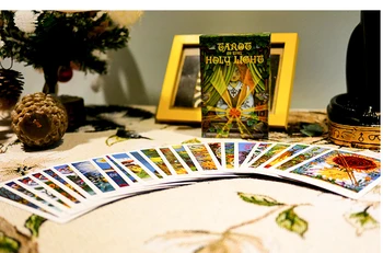 New Tarot of Holy Light 100% real high quality English language version playing card tarot board game card
New Tarot of Holy Light 100% real high quality English language version playing card tarot board game card