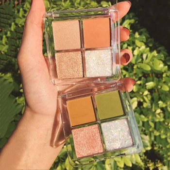 4 Color Eyeshadow Pallete Glitter Shimmer Pearlescent Colorful Waterproof Big Sequin Eye Shadow Lasting High Pigment Gifts TSLM1
4 Color Eyeshadow Pallete Glitter Shimmer Pearlescent Colorful Waterproof Big Sequin Eye Shadow Lasting High Pigment Gifts TSLM1
