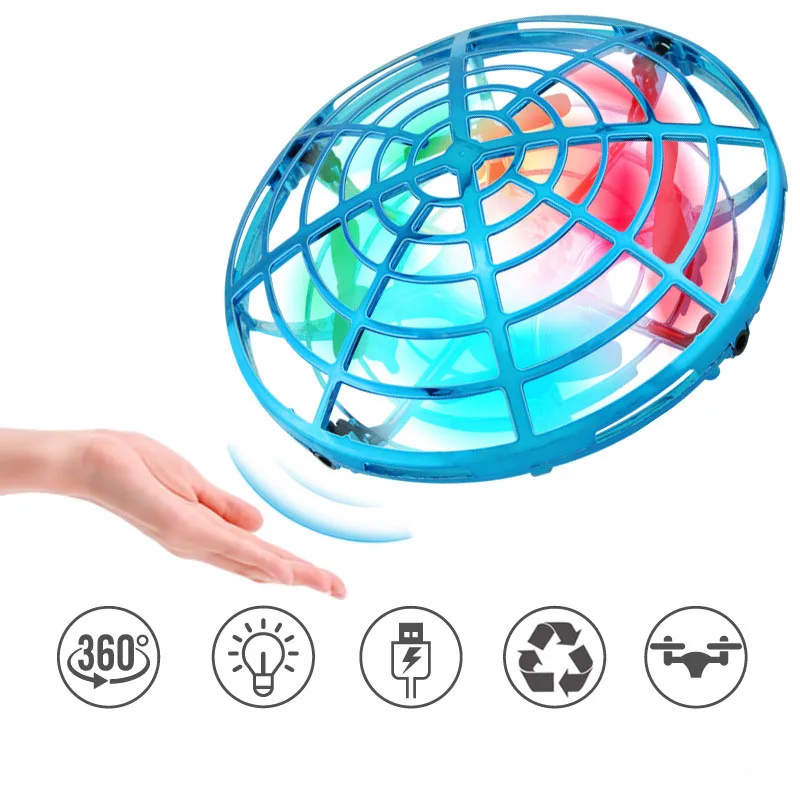 Remote Control Colorful Light 5 Induction Four Axis Aircraft Children's Toy UFO Mini UAV Floating Flying Saucer
Remote Control Colorful Light 5 Induction Four Axis Aircraft Children's Toy UFO Mini UAV Floating Flying Saucer