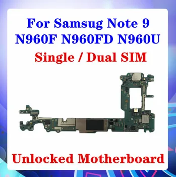 For Samsung Galaxy Note 9 N960F N960FD(2 SIM) N960U Motherboard,100% Original Unlocked Mainboard Note 9 Logic Board Good working
For Samsung Galaxy Note 9 N960F N960FD(2 SIM) N960U Motherboard,100% Original Unlocked Mainboard Note 9 Logic Board Good working