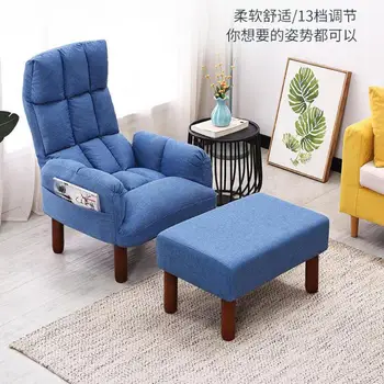 Lazy sofa small apartment foldable computer TV single small sofa recliner Japanese style fabric feeding breastfeeding chair
Lazy sofa small apartment foldable computer TV single small sofa recliner Japanese style fabric feeding breastfeeding chair