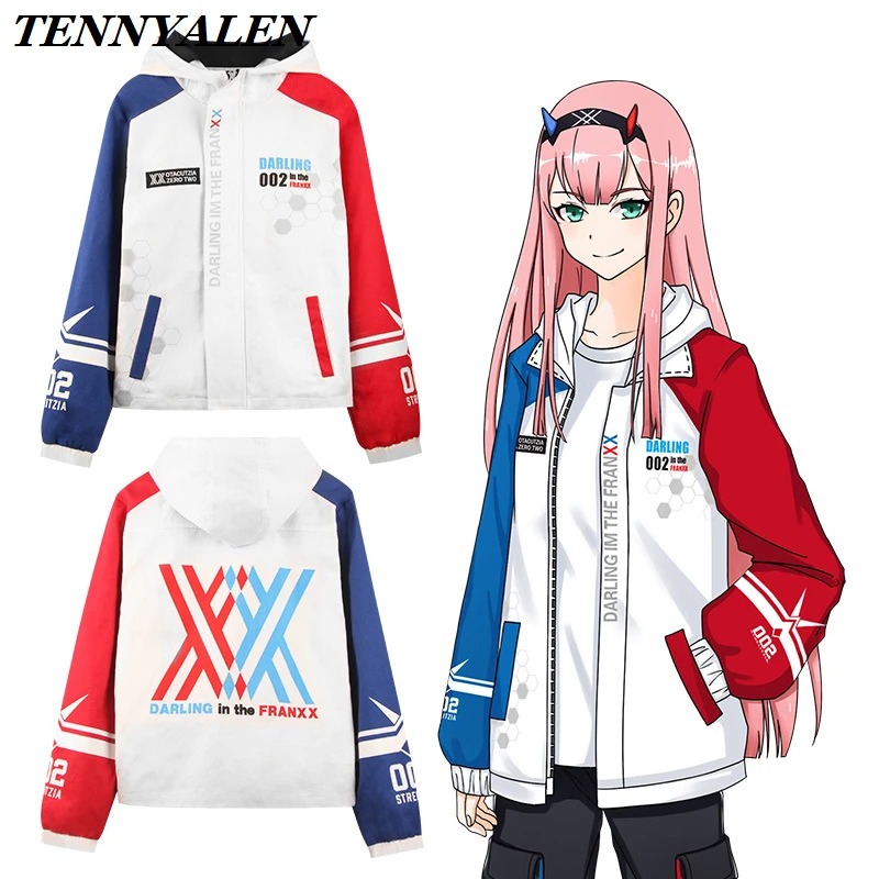 Anime Sports Sweatshirt Zero Two Cosplay Costume DARLING in the FRANXX Anime 02 Cosplay Zip Sweatshirt Printed Jacket adult tops
Anime Sports Sweatshirt Zero Two Cosplay Costume DARLING in the FRANXX Anime 02 Cosplay Zip Sweatshirt Printed Jacket adult tops