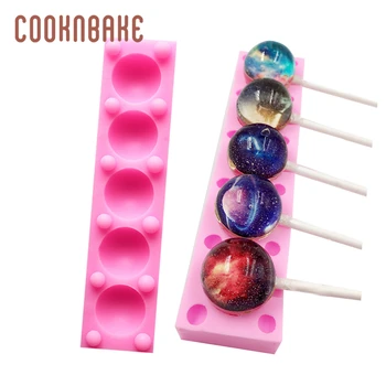 COOKNBAKE Silicone fondant Mold for lollipop Planet lollipop form Chocolate candy Cake Decoration Tool round sugar lolly form
COOKNBAKE Silicone fondant Mold for lollipop Planet lollipop form Chocolate candy Cake Decoration Tool round sugar lolly form