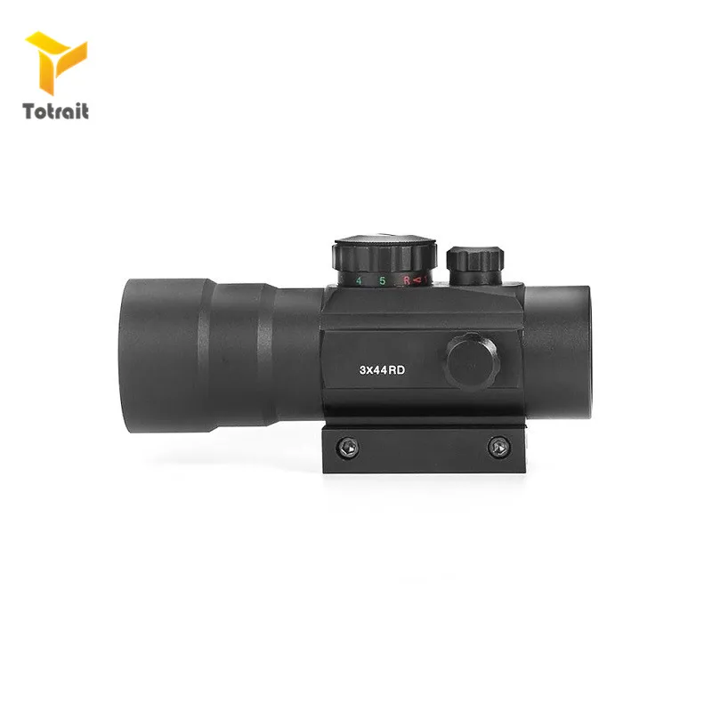 TOtrait Outdoor Hunting 3X44 Red Green Dot Sight Scope Tactical Optics Riflescope Fit 11/22 mm Rail For Hunting Rifle Gun black
TOtrait Outdoor Hunting 3X44 Red Green Dot Sight Scope Tactical Optics Riflescope Fit 11/22 mm Rail For Hunting Rifle Gun black