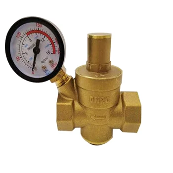 DN20 3/4" Water Reducing Valve Adjustable Brass Pressure Reducing Regulator Valves With Pressure Gauge High Quality 
DN20 3/4" Water Reducing Valve Adjustable Brass Pressure Reducing Regulator Valves With Pressure Gauge High Quality