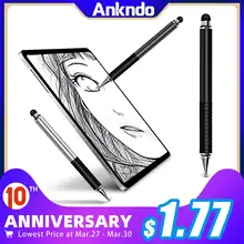 Universal 2 em 1 stylus desenho tablet canetas tela capacitiva caneta caneta de toque para celular android telefone inteligente caneta acessórios(China)