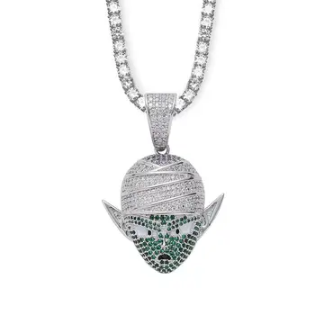 HipHop Jewelry Gold Silver Micro Inlay Powder Zirconia Ice Cream Dragon Ball Character Piccolo Pendant Necklace Bling Bling Rock
HipHop Jewelry Gold Silver Micro Inlay Powder Zirconia Ice Cream Dragon Ball Character Piccolo Pendant Necklace Bling Bling Rock