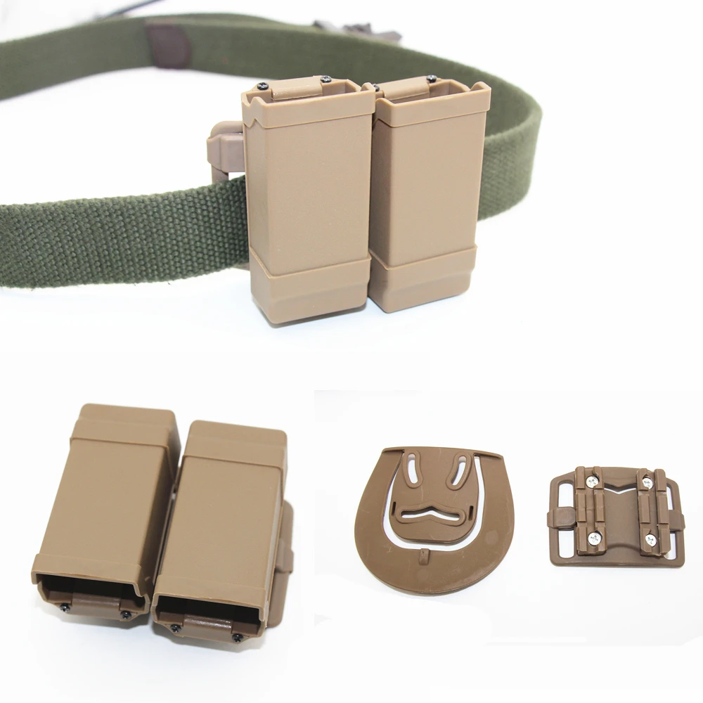CQC Style Tactical Double Magazine Pouches for GLock 17/19 Beretta M9 M92 SIG SAUER COLT Magazine Paddle Holders freeshipping
CQC Style Tactical Double Magazine Pouches for GLock 17/19 Beretta M9 M92 SIG SAUER COLT Magazine Paddle Holders freeshipping