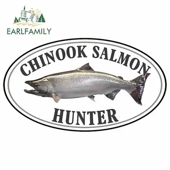 EARLFAMILY 13cm x 7.6cm for Chinook Salmon Fish Hunter Bumper Car Stickers Motorcycle Decal Suitable for Window Vinyl Car Wrap
EARLFAMILY 13cm x 7.6cm for Chinook Salmon Fish Hunter Bumper Car Stickers Motorcycle Decal Suitable for Window Vinyl Car Wrap