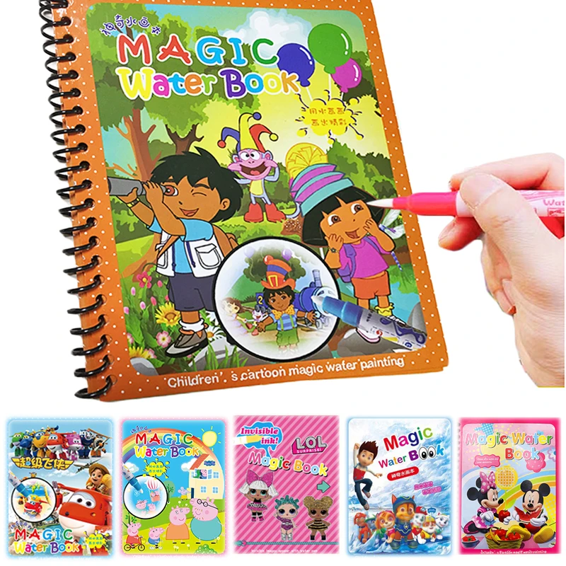 14 Kinds of Magic Pen Painting Drawing Board & Magic Water Educational Drawing Book Coloring Book For Kids Toys Birthday Gift
14 Kinds of Magic Pen Painting Drawing Board & Magic Water Educational Drawing Book Coloring Book For Kids Toys Birthday Gift