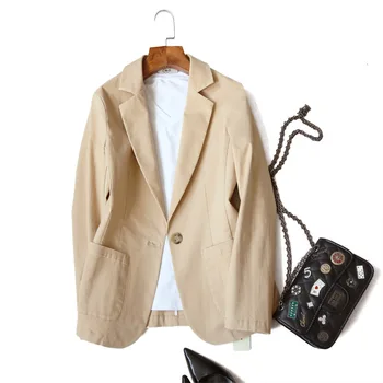 Blazer Feminino Women Linen Blazer Suit Jacket Female New Spring One Button Suit Blazer Women Blaser Mujer Grey
Blazer Feminino Women Linen Blazer Suit Jacket Female New Spring One Button Suit Blazer Women Blaser Mujer Grey