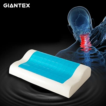 GIANTEX Sleeping Gel Memory Foam Orthopedic Pillow Neck Pillow Oreiller Pillow Travesseiro Almohada Cervical Kussens Poduszkap
GIANTEX Sleeping Gel Memory Foam Orthopedic Pillow Neck Pillow Oreiller Pillow Travesseiro Almohada Cervical Kussens Poduszkap