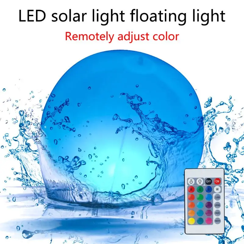 Blue Inflatable Floating Ball Pool Solar Lights with Remote Control Hangable LED G8TB
Blue Inflatable Floating Ball Pool Solar Lights with Remote Control Hangable LED G8TB