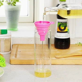 Mini Silicone Gel Foldable Collapsible Style Funnel Hopper Kitchen Cooking Tools Kitchen Goods Kitchen Accessories New 2020
Mini Silicone Gel Foldable Collapsible Style Funnel Hopper Kitchen Cooking Tools Kitchen Goods Kitchen Accessories New 2020