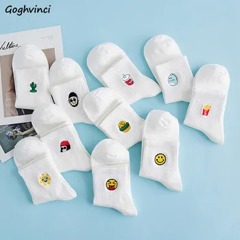Socks Women Breathable Cartoon Embroidery Kawaii Womens Sock All-match Simple Japanese Style Deodorant Daily Spring Autumn Chic
Socks Women Breathable Cartoon Embroidery Kawaii Womens Sock All-match Simple Japanese Style Deodorant Daily Spring Autumn Chic