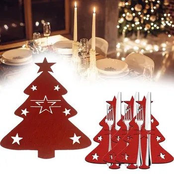 4pcs/set Christmas Table Knife Fork Holder Crockery Storage Holder Xmas Tree Pattern Decor Christmas Table Knife Fork Holder
4pcs/set Christmas Table Knife Fork Holder Crockery Storage Holder Xmas Tree Pattern Decor Christmas Table Knife Fork Holder