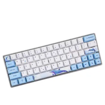 Whale Dye-Sublimation Mechanical Keyboard Cute Keycaps PBT OEM Profile Keycap For GH60 GK61 GK64 Keyboard
Whale Dye-Sublimation Mechanical Keyboard Cute Keycaps PBT OEM Profile Keycap For GH60 GK61 GK64 Keyboard