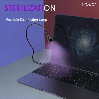 Portable Uv Light Disinfectant Lamp Sterilization Lamp Ultraviolet Flashlight Hose USB Desktop Light Lampara Uv-c Mask Disinfect
Portable Uv Light Disinfectant Lamp Sterilization Lamp Ultraviolet Flashlight Hose USB Desktop Light Lampara Uv-c Mask Disinfect