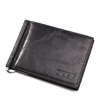 High Quality Genuine Leather Money Clip Credit Card Holder Business Fashion Men Wallet Purse Male Clamp 
High Quality Genuine Leather Money Clip Credit Card Holder Business Fashion Men Wallet Purse Male Clamp