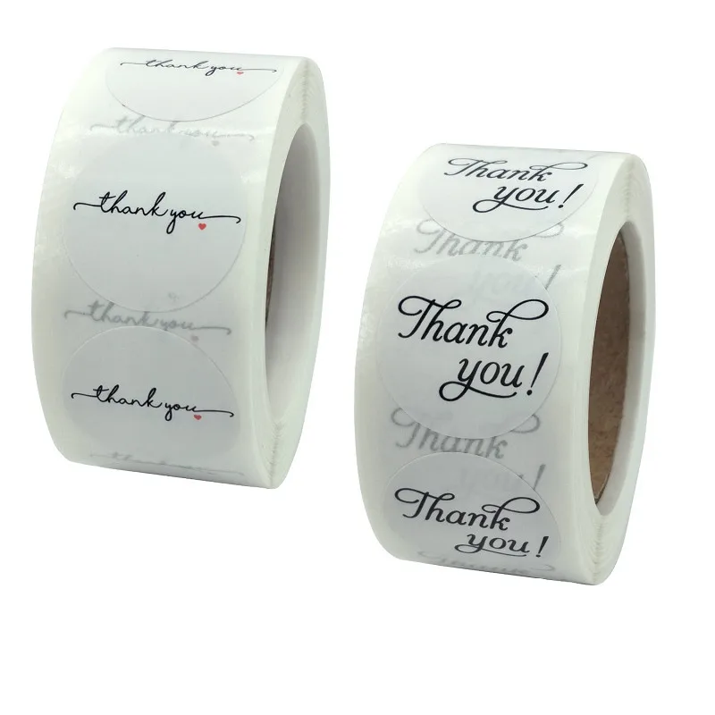 500pcs 1Inch Round Thank You Stickers White Label Sealing for Baking Package and Christmas Gift Decoration Stationery Sticker 
500pcs 1Inch Round Thank You Stickers White Label Sealing for Baking Package and Christmas Gift Decoration Stationery Sticker