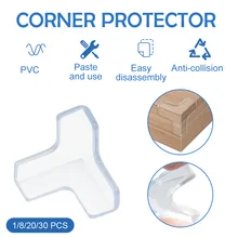 1/8/10/20/30pcs Clear Child Baby Safety Silicone Protector Table Corner Edge Protection Cover Children Anticollision Edge Guards
1/8/10/20/30pcs Clear Child Baby Safety Silicone Protector Table Corner Edge Protection Cover Children Anticollision Edge Guards