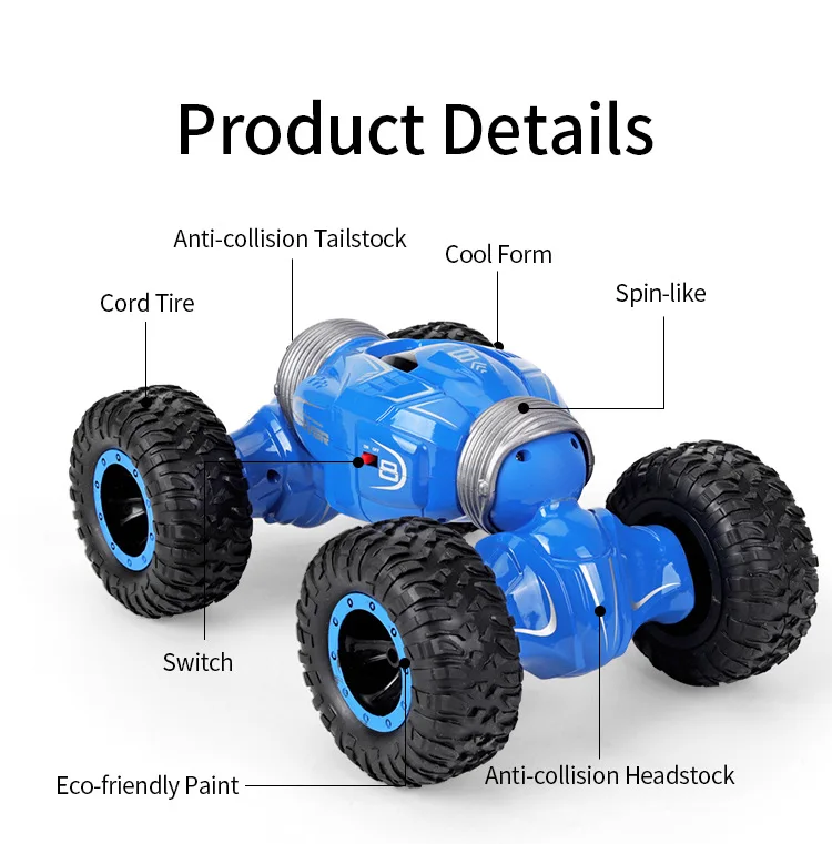 SHAREFUNB Q70 RC Car Radio Control 2.4GHz 4WD Twist Desert Cars Off Road Buggy Toy High Speed Climbing RC Car Kids Children Toys