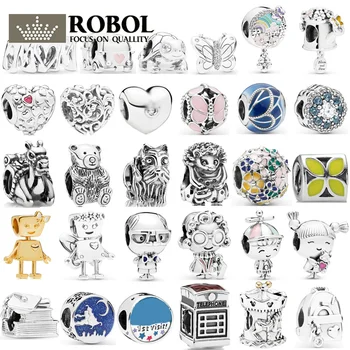 PBD ZZ 13 925 sterling silver Little Girl Boy Bella Robot Charm Official Size With Logo Fit Pan Bracelet DIY Jewelry Making 
PBD ZZ 13 925 sterling silver Little Girl Boy Bella Robot Charm Official Size With Logo Fit Pan Bracelet DIY Jewelry Making