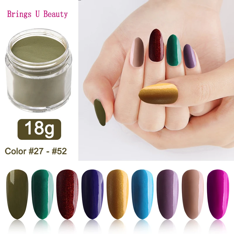 Very Fine 18g/Box Dipping Powder Without Lamp Cure Nails Dip Powder Gel Nail Color Powder Natural Dry Colors #27-#52
Very Fine 18g/Box Dipping Powder Without Lamp Cure Nails Dip Powder Gel Nail Color Powder Natural Dry Colors #27-#52