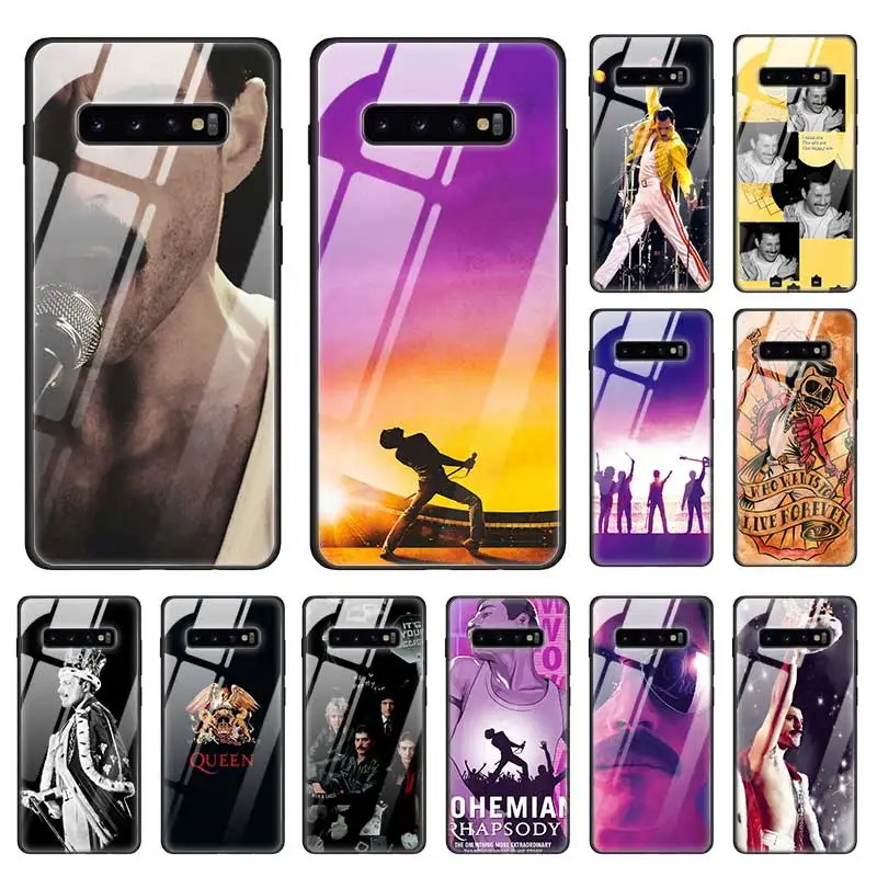 Freddie Mercury Queen Band Case for Samsung Galaxy A50 A30 S10 e S9 S8 Note 10 Plus 5G 9 Tempered Glass + Black Soft Phone Coque
Freddie Mercury Queen Band Case for Samsung Galaxy A50 A30 S10 e S9 S8 Note 10 Plus 5G 9 Tempered Glass + Black Soft Phone Coque