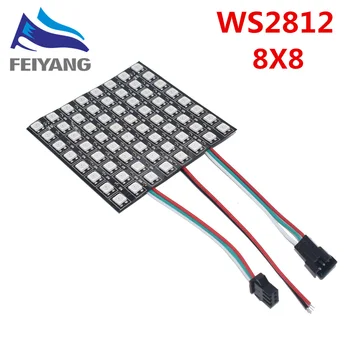 DC5V 8*8 16*16 8*32 Pixels WS2812 Digital Flexible LED Programmed Panel Screen Individually Addressable Full Color Display Board
DC5V 8*8 16*16 8*32 Pixels WS2812 Digital Flexible LED Programmed Panel Screen Individually Addressable Full Color Display Board