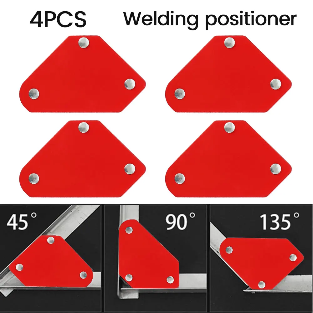 4 Pcs/set 9Lb Mini Triangle Welding Positioner Magnetic Fixed Angle Soldering Locator Tools Without Switch Welding Accessories
4 Pcs/set 9Lb Mini Triangle Welding Positioner Magnetic Fixed Angle Soldering Locator Tools Without Switch Welding Accessories